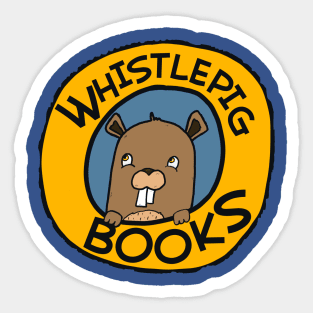 Whistlepig Books large logo Sticker
